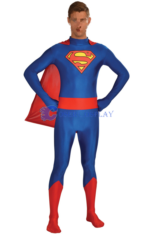 Superman Cosplay Costume Superhero Capes